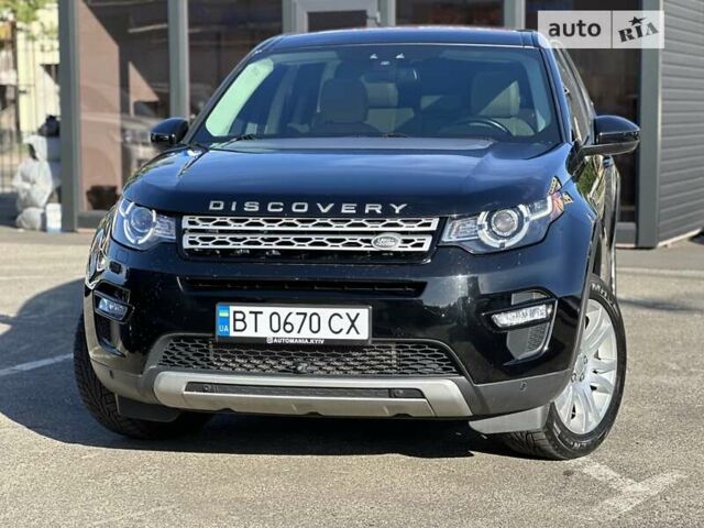 Черный Ленд Ровер Discovery Sport, объемом двигателя 2 л и пробегом 134 тыс. км за 21500 $, фото 1 на Automoto.ua