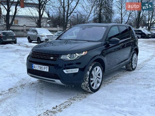 Черный Ленд Ровер Discovery Sport, объемом двигателя 2 л и пробегом 100 тыс. км за 18500 $, фото 1 на Automoto.ua