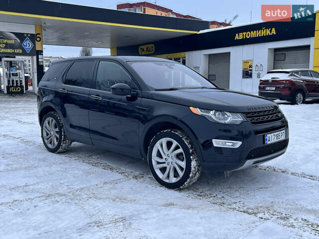 Черный Ленд Ровер Discovery Sport, объемом двигателя 2 л и пробегом 100 тыс. км за 19000 $, фото 1 на Automoto.ua