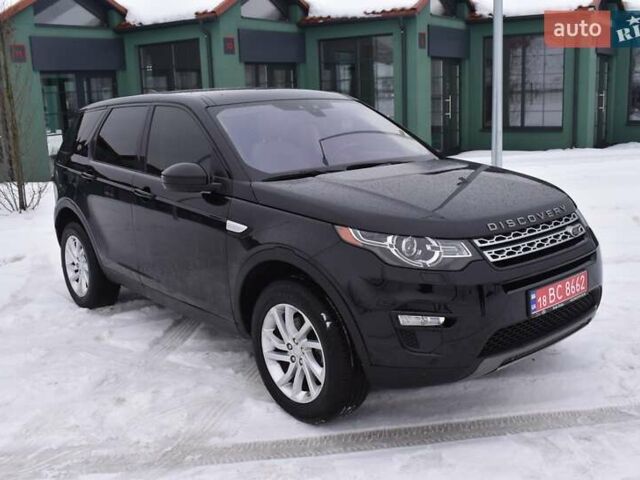 Черный Ленд Ровер Discovery Sport, объемом двигателя 2 л и пробегом 121 тыс. км за 17900 $, фото 1 на Automoto.ua