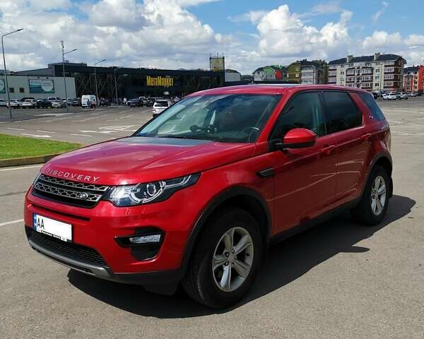 Червоний Ленд Ровер Discovery Sport, об'ємом двигуна 2 л та пробігом 67 тис. км за 29900 $, фото 1 на Automoto.ua