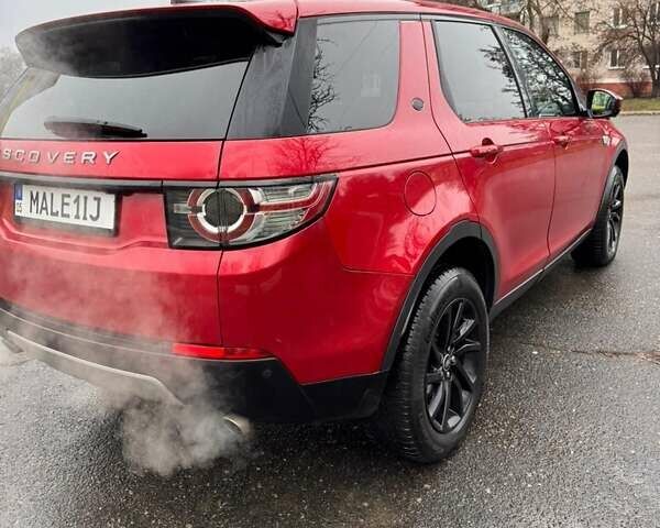 Красный Ленд Ровер Discovery Sport, объемом двигателя 2 л и пробегом 160 тыс. км за 19000 $, фото 1 на Automoto.ua