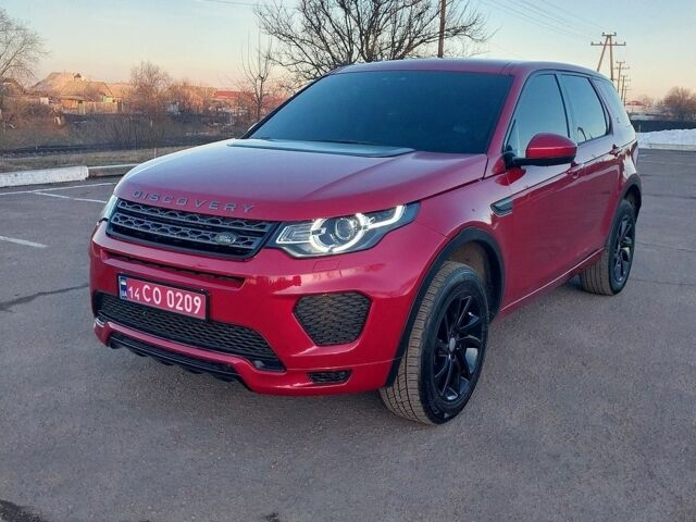 Красный Ленд Ровер Discovery Sport, объемом двигателя 2 л и пробегом 112 тыс. км за 18500 $, фото 1 на Automoto.ua