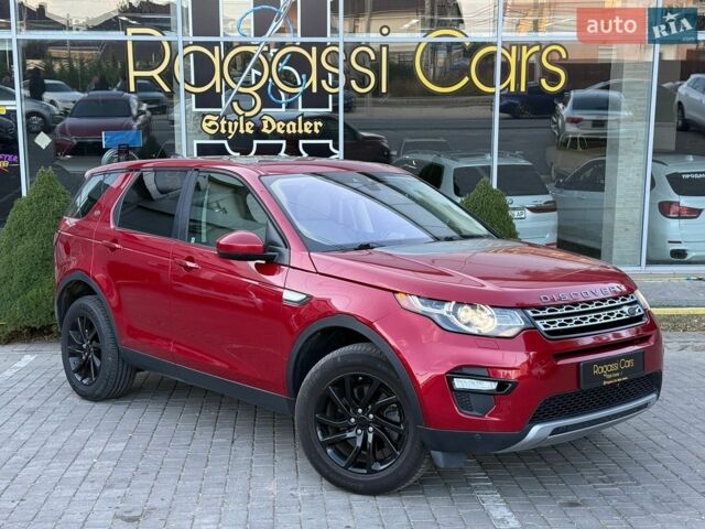 Червоний Ленд Ровер Discovery Sport, об'ємом двигуна 2 л та пробігом 111 тис. км за 17500 $, фото 1 на Automoto.ua