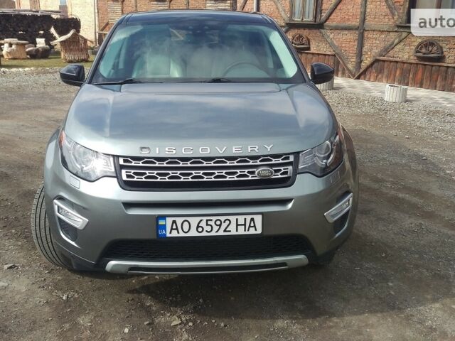Серый Ленд Ровер Discovery Sport, объемом двигателя 2 л и пробегом 112 тыс. км за 13999 $, фото 1 на Automoto.ua