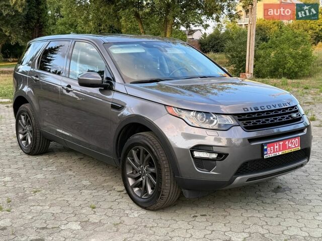 Серый Ленд Ровер Discovery Sport, объемом двигателя 2 л и пробегом 223 тыс. км за 13999 $, фото 1 на Automoto.ua