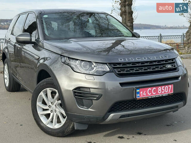 Серый Ленд Ровер Discovery Sport, объемом двигателя 2 л и пробегом 167 тыс. км за 21999 $, фото 1 на Automoto.ua