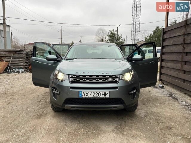 Серый Ленд Ровер Discovery Sport, объемом двигателя 2 л и пробегом 86 тыс. км за 38000 $, фото 1 на Automoto.ua