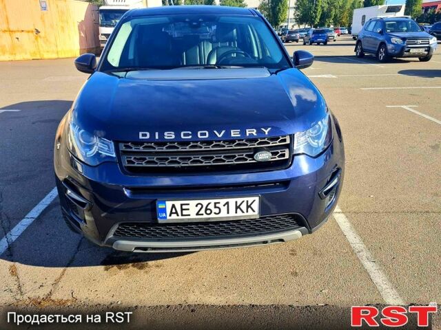 Синий Ленд Ровер Discovery Sport, объемом двигателя 2 л и пробегом 106 тыс. км за 24500 $, фото 1 на Automoto.ua