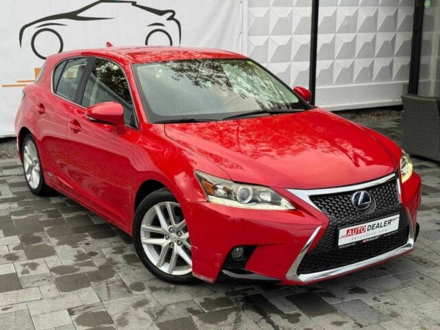 Красный Лексус СТ, объемом двигателя 1.8 л и пробегом 98 тыс. км за 14900 $, фото 1 на Automoto.ua