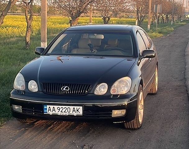 Черный Лексус ГС, объемом двигателя 3 л и пробегом 247 тыс. км за 7350 $, фото 1 на Automoto.ua