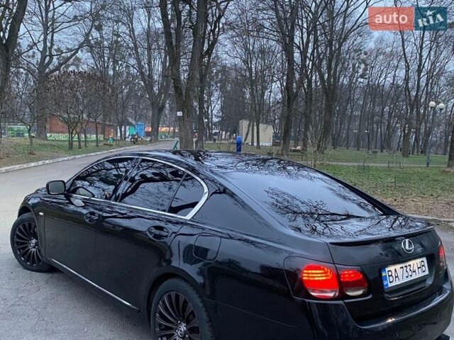Черный Лексус ГС, объемом двигателя 3 л и пробегом 205 тыс. км за 7700 $, фото 1 на Automoto.ua