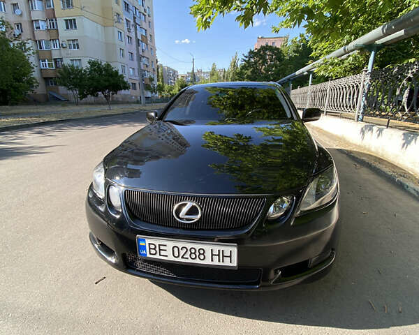 Черный Лексус ГС, объемом двигателя 3 л и пробегом 254 тыс. км за 6500 $, фото 1 на Automoto.ua
