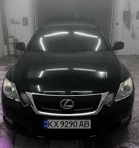 Черный Лексус ГС, объемом двигателя 3 л и пробегом 360 тыс. км за 7600 $, фото 1 на Automoto.ua