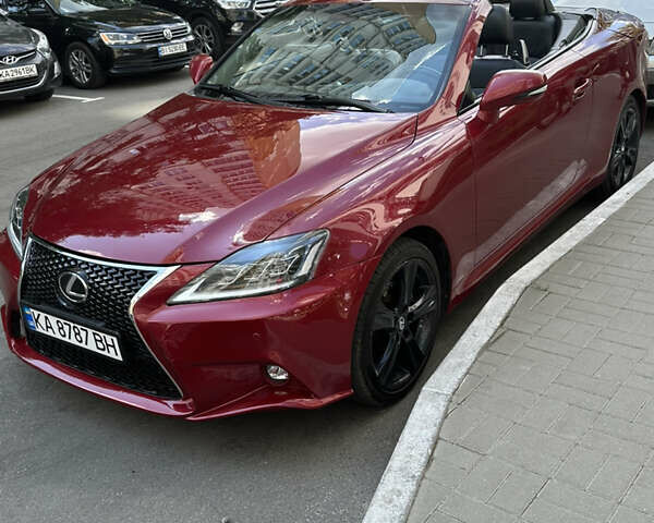 Красный Лексус ИС, объемом двигателя 2.5 л и пробегом 190 тыс. км за 19000 $, фото 1 на Automoto.ua