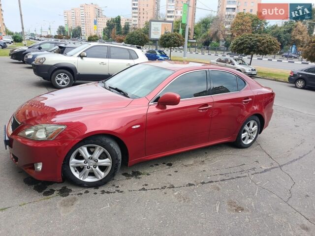 Червоний Лексус ІС, об'ємом двигуна 2.5 л та пробігом 183 тис. км за 8700 $, фото 1 на Automoto.ua