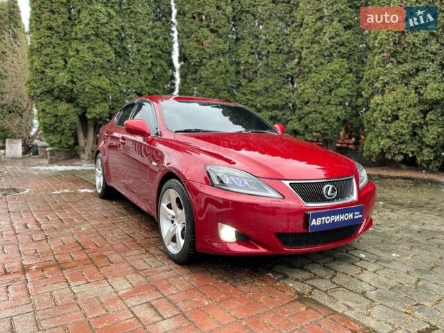 Червоний Лексус ІС, об'ємом двигуна 2.5 л та пробігом 213 тис. км за 15000 $, фото 1 на Automoto.ua