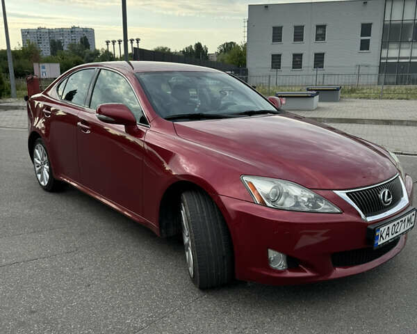 Червоний Лексус ІС, об'ємом двигуна 2.5 л та пробігом 95 тис. км за 13999 $, фото 1 на Automoto.ua