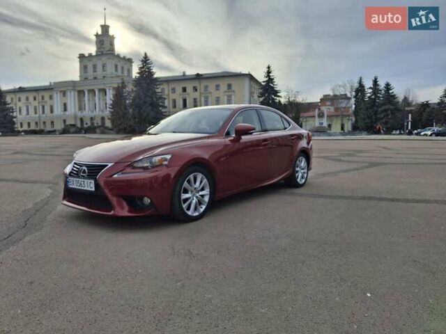 Красный Лексус ИС, объемом двигателя 2.5 л и пробегом 138 тыс. км за 17900 $, фото 1 на Automoto.ua