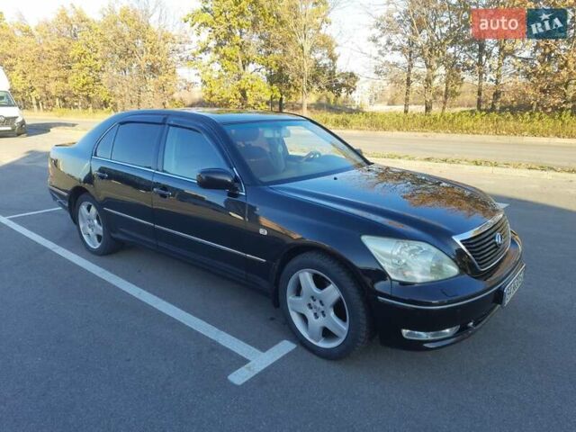 Черный Лексус ЛС, объемом двигателя 4.29 л и пробегом 240 тыс. км за 8600 $, фото 1 на Automoto.ua