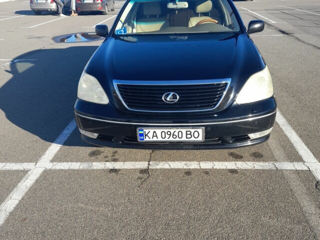 Черный Лексус ЛС, объемом двигателя 4.3 л и пробегом 260 тыс. км за 8200 $, фото 1 на Automoto.ua