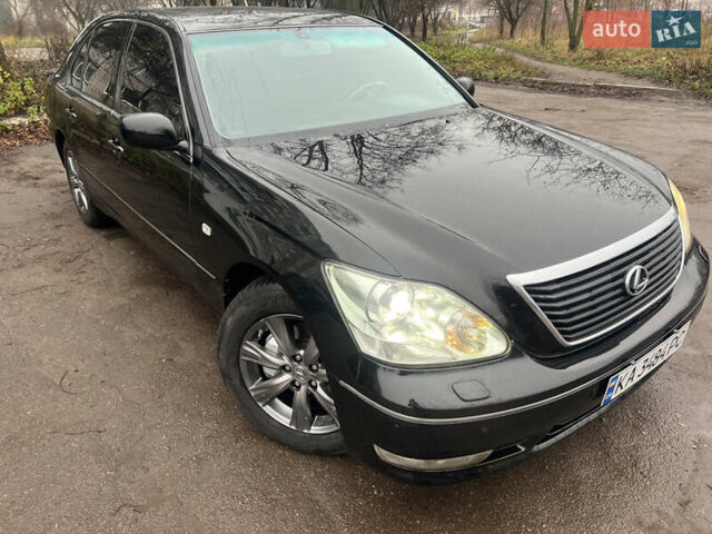 Черный Лексус ЛС, объемом двигателя 4.29 л и пробегом 384 тыс. км за 8600 $, фото 1 на Automoto.ua