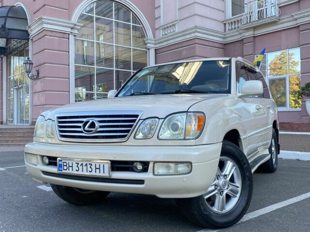 Білий Лексус ЛХ, об'ємом двигуна 4.7 л та пробігом 215 тис. км за 14700 $, фото 1 на Automoto.ua