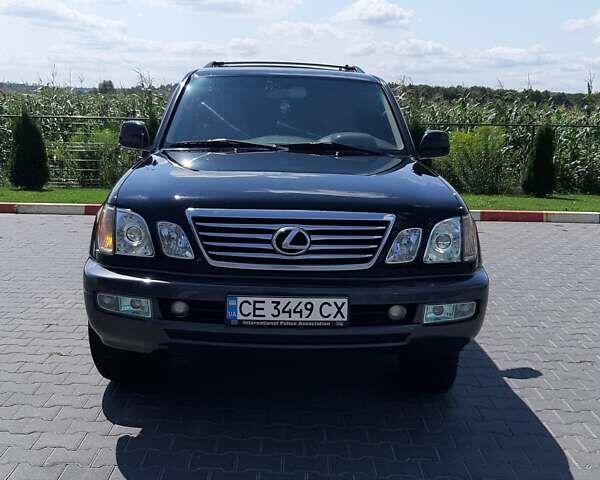 Черный Лексус ЛХ, объемом двигателя 4.7 л и пробегом 208 тыс. км за 17300 $, фото 1 на Automoto.ua