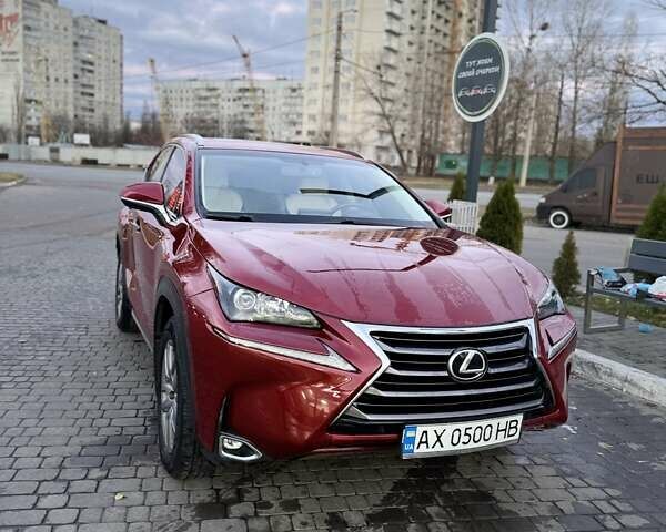 Красный Лексус НХ, объемом двигателя 2 л и пробегом 60 тыс. км за 25000 $, фото 1 на Automoto.ua