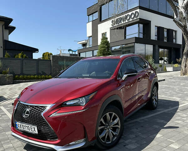 Красный Лексус НХ, объемом двигателя 2 л и пробегом 64 тыс. км за 30000 $, фото 1 на Automoto.ua