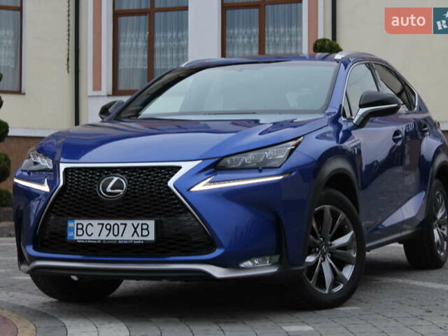 Синій Лексус НХ, об'ємом двигуна 2 л та пробігом 34 тис. км за 28990 $, фото 1 на Automoto.ua