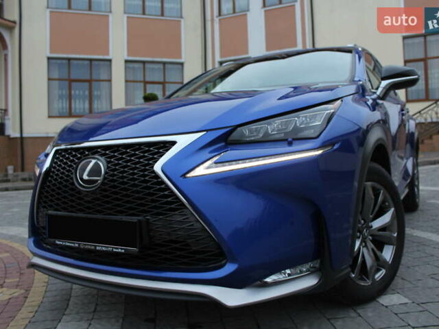 Синий Лексус НХ, объемом двигателя 2 л и пробегом 34 тыс. км за 28990 $, фото 1 на Automoto.ua