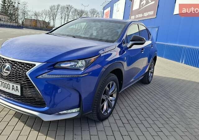 Синий Лексус НХ, объемом двигателя 2 л и пробегом 94 тыс. км за 22950 $, фото 1 на Automoto.ua