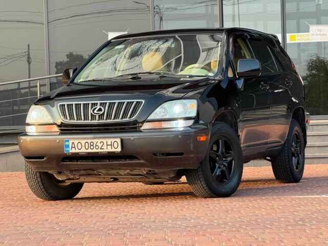 Черный Лексус РХ, объемом двигателя 3 л и пробегом 296 тыс. км за 5200 $, фото 1 на Automoto.ua