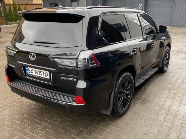 Черный Лексус LX 450d, объемом двигателя 4.5 л и пробегом 0 тыс. км за 75000 $, фото 1 на Automoto.ua