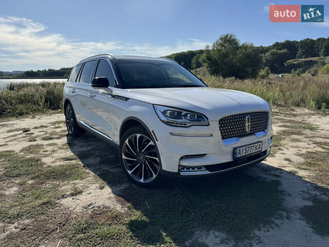 Белый Линкольн Авиатор, объемом двигателя 3 л и пробегом 105 тыс. км за 39500 $, фото 1 на Automoto.ua