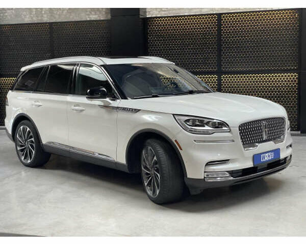 Белый Линкольн Авиатор, объемом двигателя 3 л и пробегом 56 тыс. км за 35000 $, фото 1 на Automoto.ua