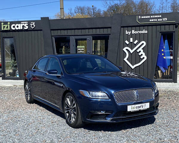 Синий Линкольн Континенталь, объемом двигателя 2.96 л и пробегом 67 тыс. км за 19900 $, фото 1 на Automoto.ua