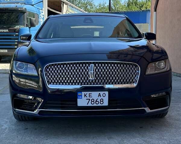 Синий Линкольн Континенталь, объемом двигателя 2.69 л и пробегом 73 тыс. км за 23000 $, фото 1 на Automoto.ua