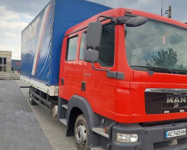 Красный МАН 12.180, объемом двигателя 4.58 л и пробегом 423 тыс. км за 27000 $, фото 1 на Automoto.ua