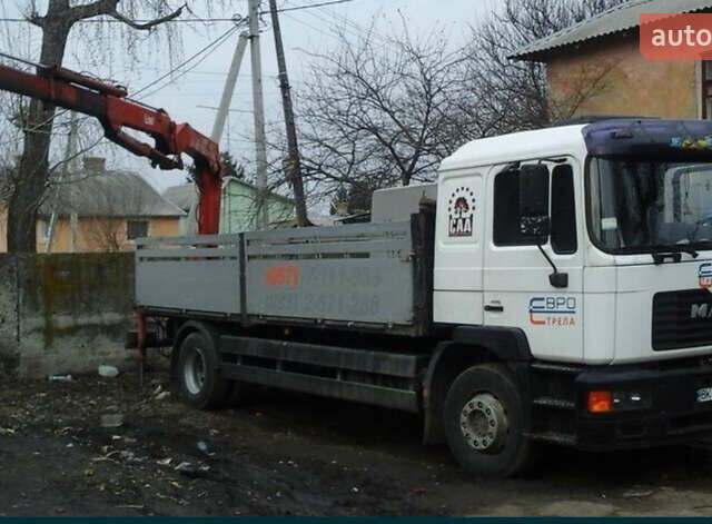 Белый МАН 14.280, объемом двигателя 6.87 л и пробегом 930 тыс. км за 19500 $, фото 1 на Automoto.ua