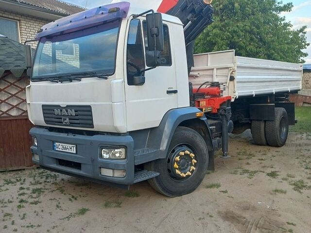 Белый МАН 18.220, объемом двигателя 6.9 л и пробегом 470 тыс. км за 44500 $, фото 1 на Automoto.ua