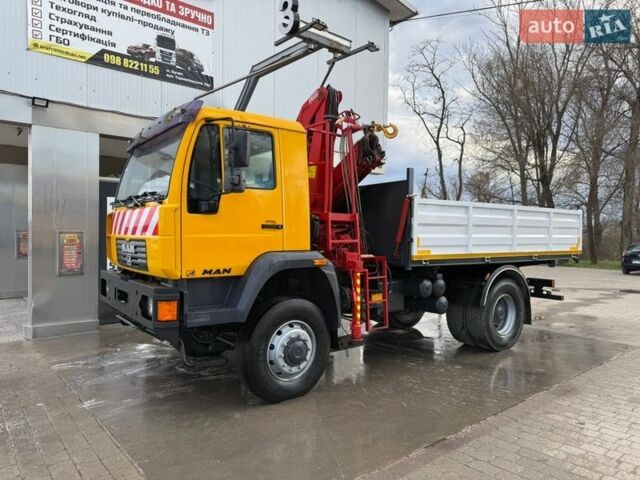 Желтый МАН 18.220, объемом двигателя 6.87 л и пробегом 100 тыс. км за 39500 $, фото 1 на Automoto.ua