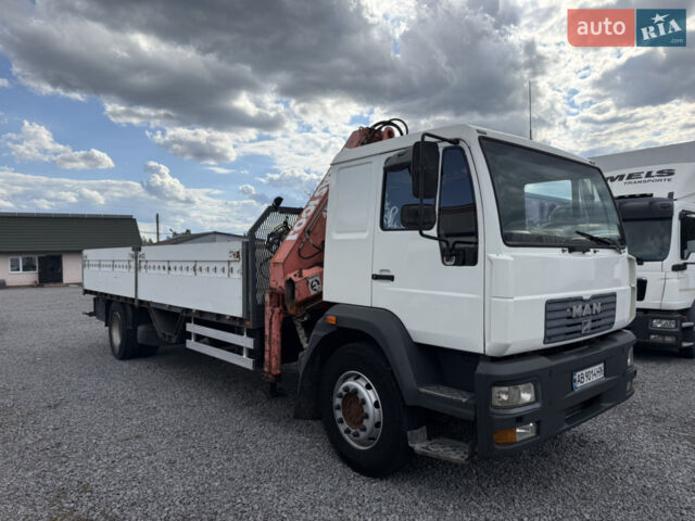 Белый МАН 18.224, объемом двигателя 6.9 л и пробегом 434 тыс. км за 25700 $, фото 1 на Automoto.ua