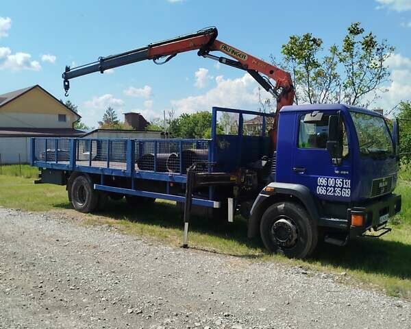 Синий МАН 18.224, объемом двигателя 6.87 л и пробегом 432 тыс. км за 20500 $, фото 1 на Automoto.ua