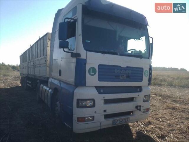 Белый МАН 18.410, объемом двигателя 12 л и пробегом 500 тыс. км за 4500 $, фото 1 на Automoto.ua
