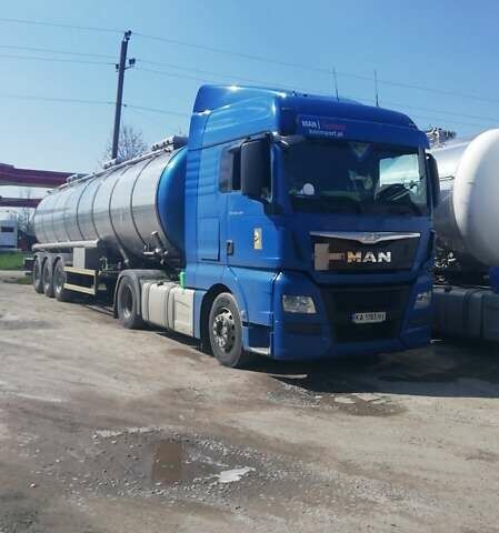 Синий МАН 18.440, объемом двигателя 12 л и пробегом 610 тыс. км за 27000 $, фото 1 на Automoto.ua