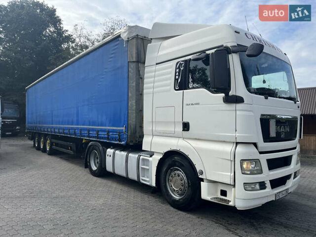 Белый МАН 18.480, объемом двигателя 12.42 л и пробегом 860 тыс. км за 18000 $, фото 1 на Automoto.ua
