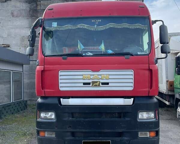 Красный МАН 18.480, объемом двигателя 12.8 л и пробегом 1000 тыс. км за 8000 $, фото 1 на Automoto.ua
