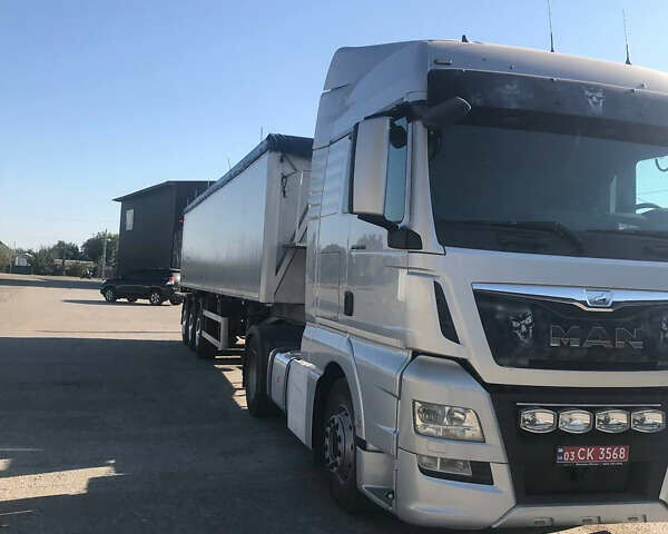 Серый МАН 18.480, объемом двигателя 12.4 л и пробегом 800 тыс. км за 35000 $, фото 1 на Automoto.ua